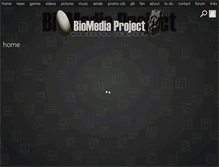 Tablet Screenshot of biomediaproject.com